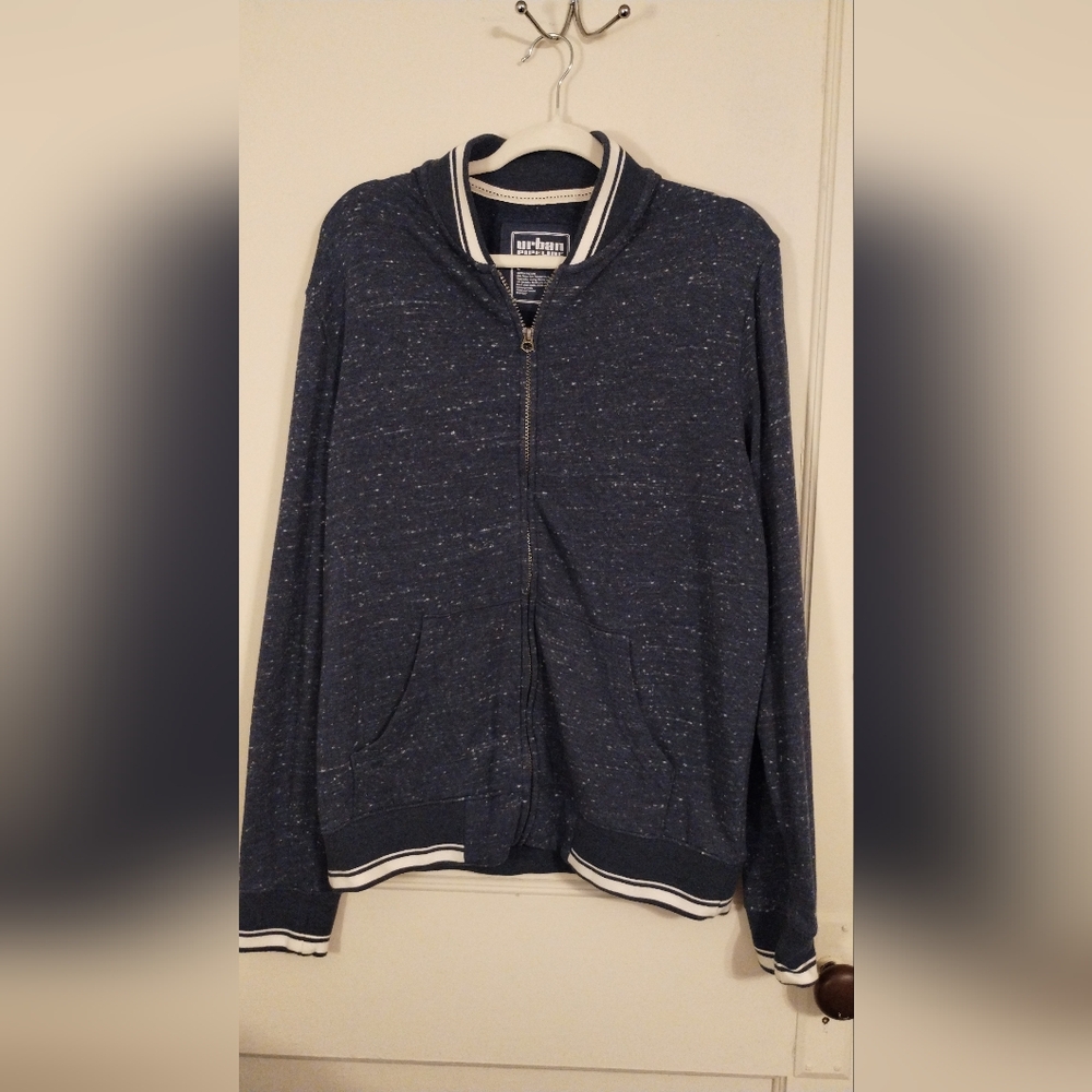 Men's Blue Large Urban Pipeline Jacket